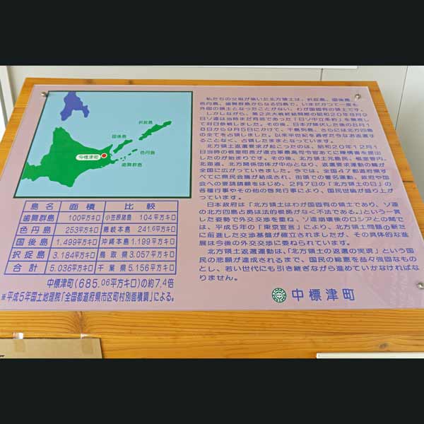 看板 北方領土について