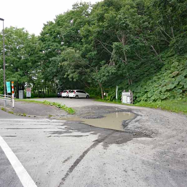 釧路湿原 サルボ展望台 駐車場
