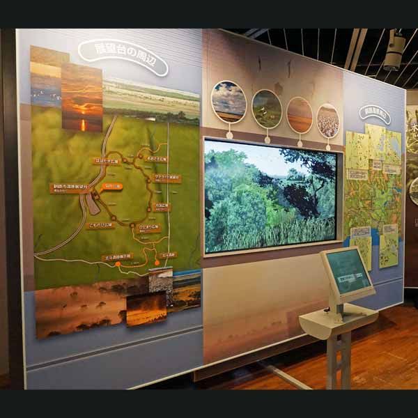 展望台や釧路湿原の周辺について