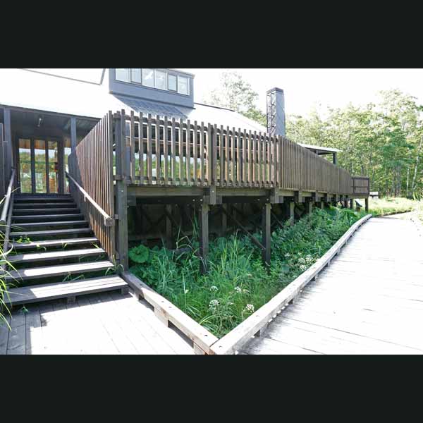 釧路湿原 温根内木道 温根内木道出入口/温根内ビジターセンター