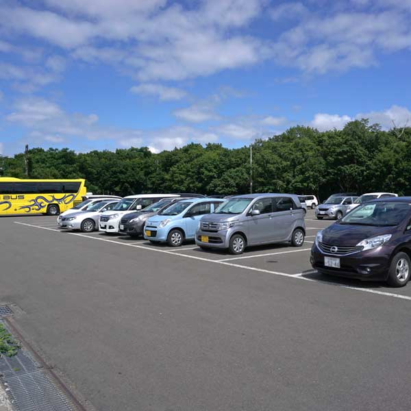 砂湯野営駐車場