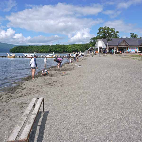 砂湯 屈斜路湖岸