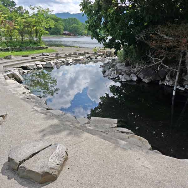 屈斜路湖 和琴温泉 露天風呂