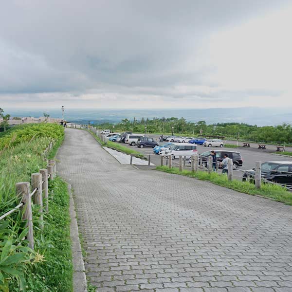摩周湖 展望台通路