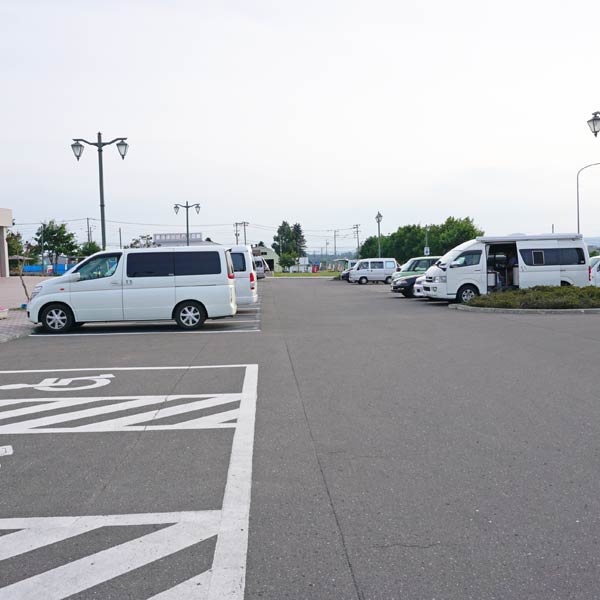 道の駅メルヘンの丘めまんべつ駐車場