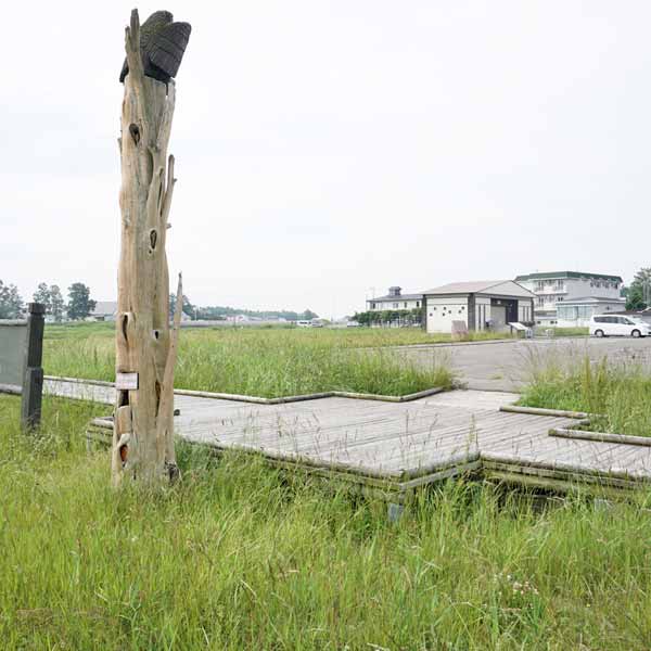 能取湖 木道出入口