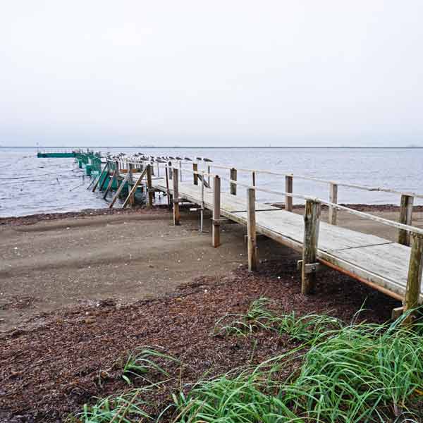 野付半島 トドワラ桟橋