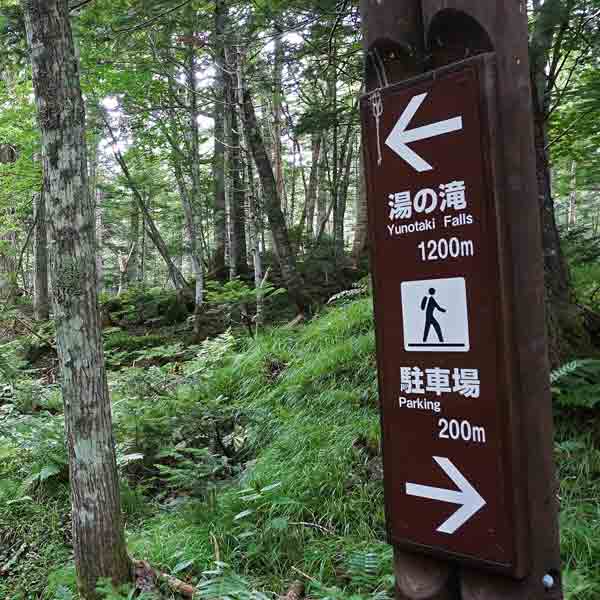 オンネトー湯の滝 散策路