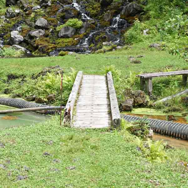 オンネトー湯の滝