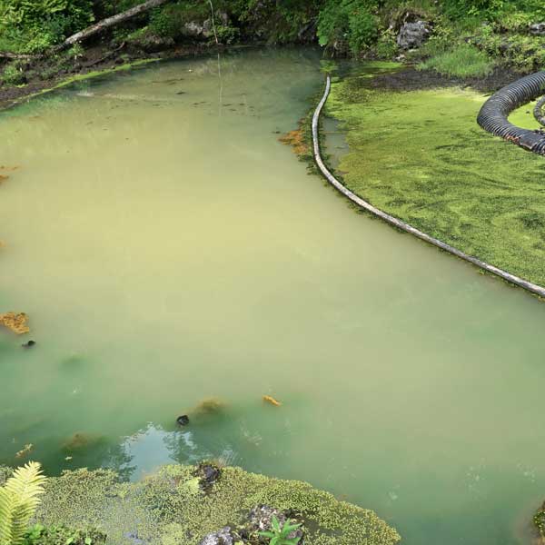 オンネトー湯の滝 取水堰