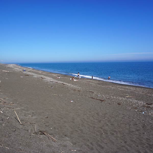 サロマ湖 海岸