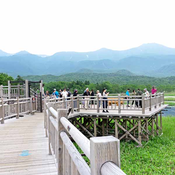 知床五湖 湖畔展望台