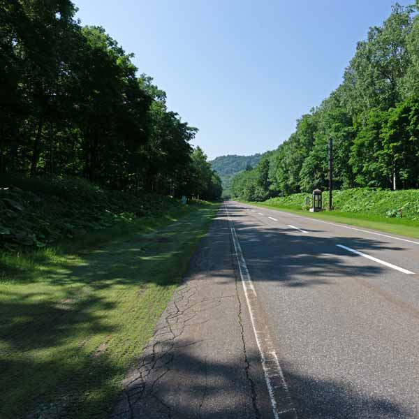 五の沢橋梁 駐車帯