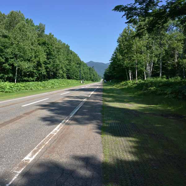五の沢橋梁駐車帯