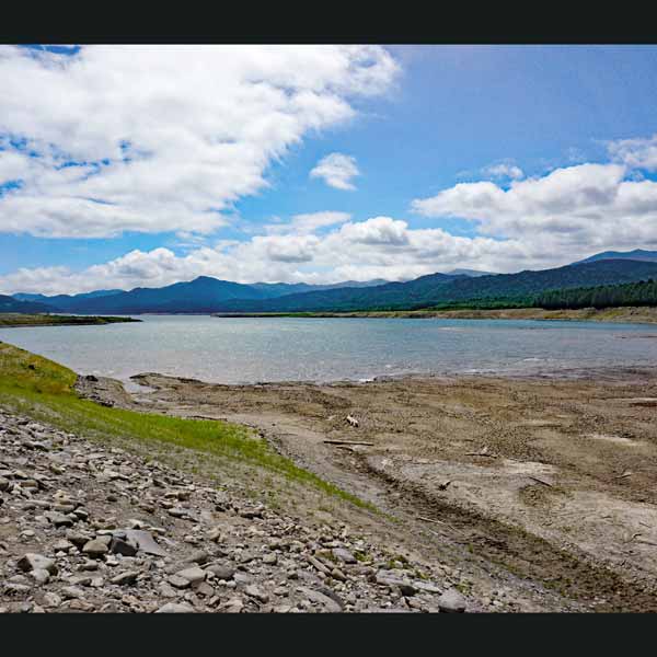 タウシュベツ川橋梁 糠平湖