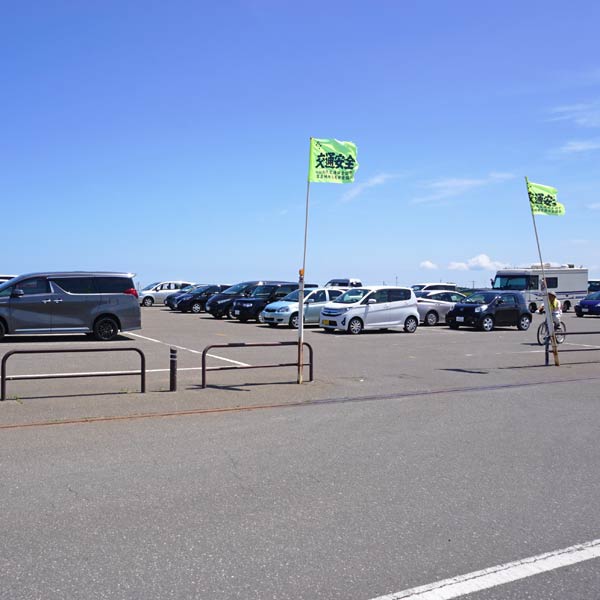 サロマ湖ワッカネイチャーセンター駐車場