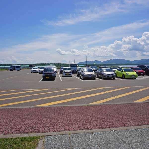 サロマ湖ワッカネイチャーセンター駐車場