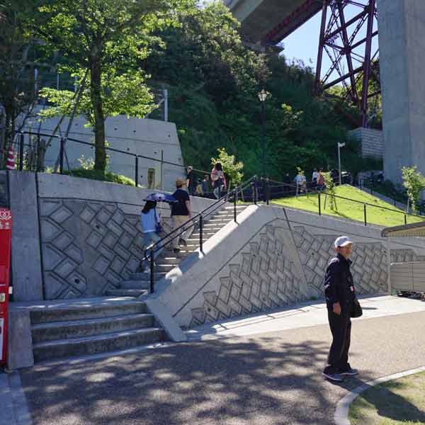 余部鉄橋空の駅 登頂ルート