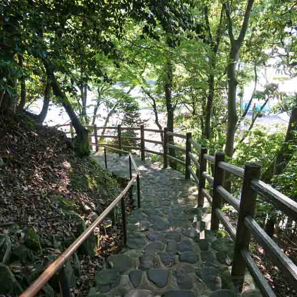 玄武洞公園 遊歩道