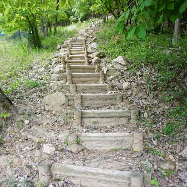 竹田城跡 表米神社登山道