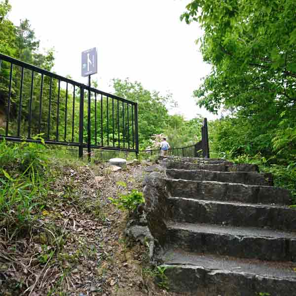 竹田城跡 表米神社登山道