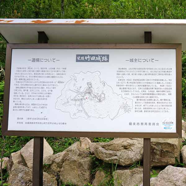 看板 遺構・城主について