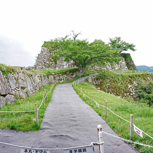 竹田城跡 分岐