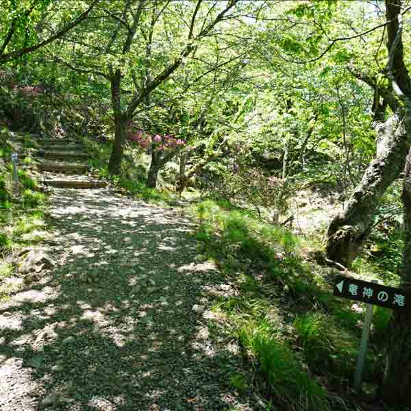 竹田城跡 立雲峡 登山道