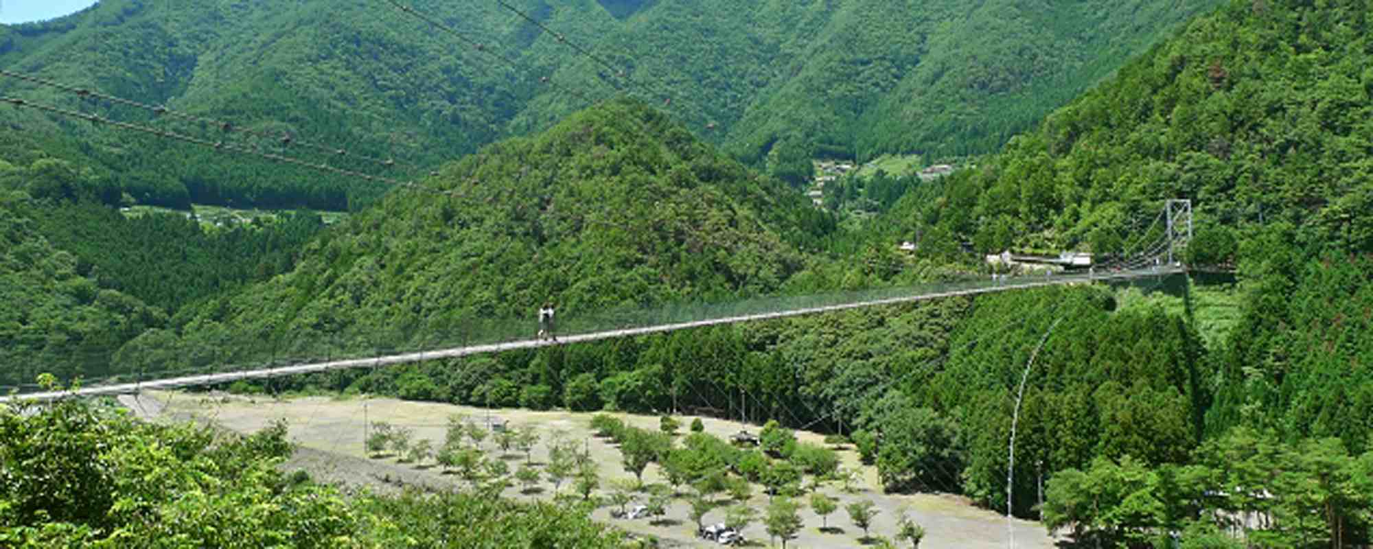 谷瀬の吊り橋