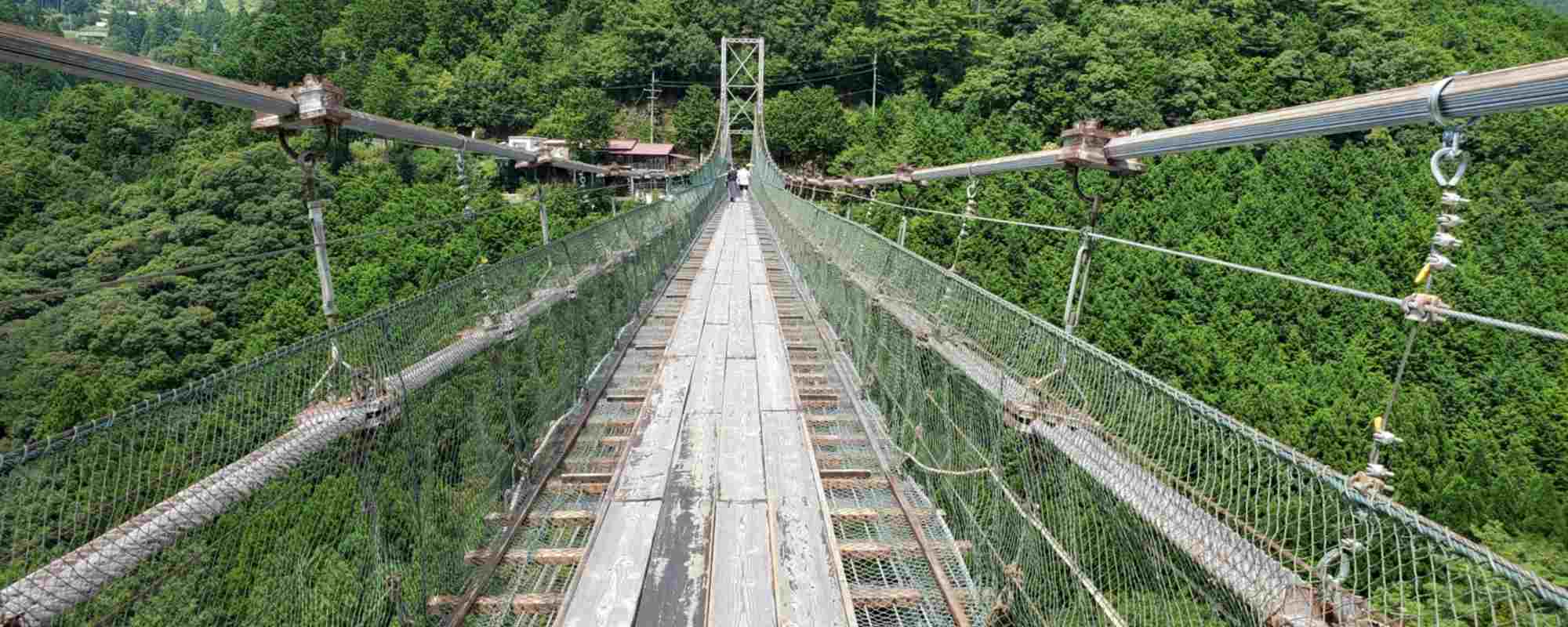 谷瀬の吊り橋